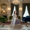 Presenting New Designer Heavy Chinon Silk Gown With Digital Print work With Embroidered Siqunce work Ready To Wear Collection