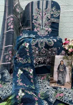 Alternative view of Elaf Premium-5 Luxury Lawn by Deepsy Suits