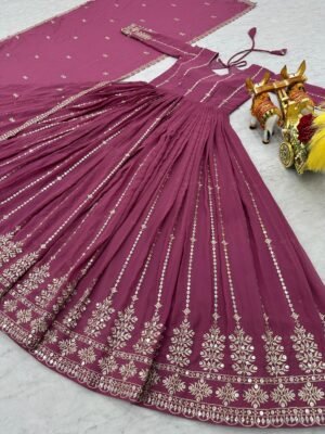 AK Creation is Launching New Festival Long Gown & Duptta