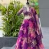 You gonna love elegance with Modern touch ,Here we Presenting Exclusive Lehnga Real shoot Design