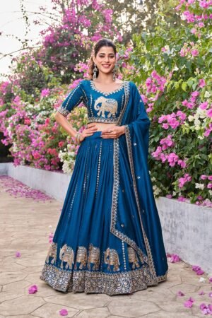 Today We are Launching Exclusivel Heavy Party Lehenga Choli With Designer Wear Collection