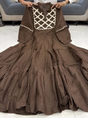 Alternative view of Launching New  Summer Special  Đěsigner Summer Special  Jaipuri Gown cotton collection is Arrived