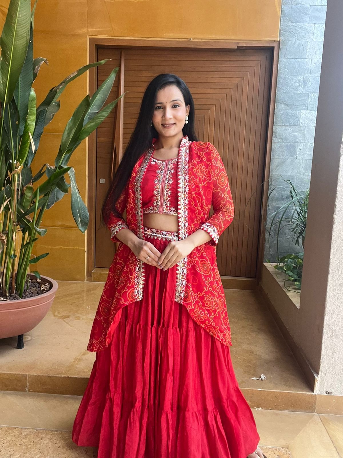 AK Creation is Launching New Festival Bandhej Lehenga choli & Shrug - Image 3