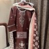 PRINTED COTTON STITCHED WITH STITCHED COTTON BOTTOM AND COTTON DUPATTA