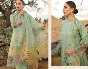 Alternative view of PURE COTTON WITH HEAVY SELF EMBROIDERED