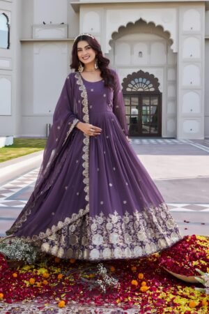 AK Creation is Launching New Festival Long Gown & Duptta