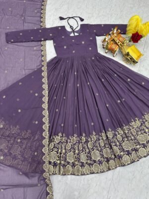 Alternative view of AK Creation is Launching New Festival Long Gown & Duptta
