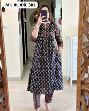 Summar Special Đěsigner 2 side Pockets Print Daily Or Office Wear Look Pure Cotton Top With Pent & Dupatta Set