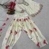 Launching New  Đěsigner Party Wear Look top with farshi salwar