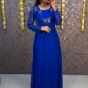 With embroidery work with lock moti