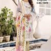 Fox Georgette   PRINT WITH HAVY  WORk