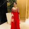AK series Presents Royal Red color Kediya Style Ensemble