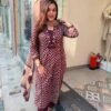 Featuring beautiful Heavy Suit Set which is beautifully decorated with weaving and  embroidery with matching pants and  dupatta.* *Pattern  embroidery work yoke