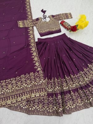 Alternative view of AK Creation is Launching New Festival Lehenga Choli