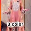 AK LUNCHING NEW ĐĚSIGNER PARTY WEAR LOOK  TOP WITH DHOTI  AND EMBROIDERY  WORK