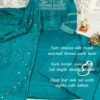 Step into effortless elegance with this beautifully crafted teal 3-piece suit, designed to give you a graceful and sophisticated look. Perfect for casual gatherings, festive occasions, or evening wear.