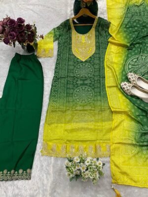 Alternative view of AK collection is Launching New Festival  kurti pair