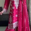PRESENTING 3 PIECE STYLISH TOP, PLAZZO AND DUPATTA WITH BEAUTIFUL EMBROIDERY SEQUENCE WORK