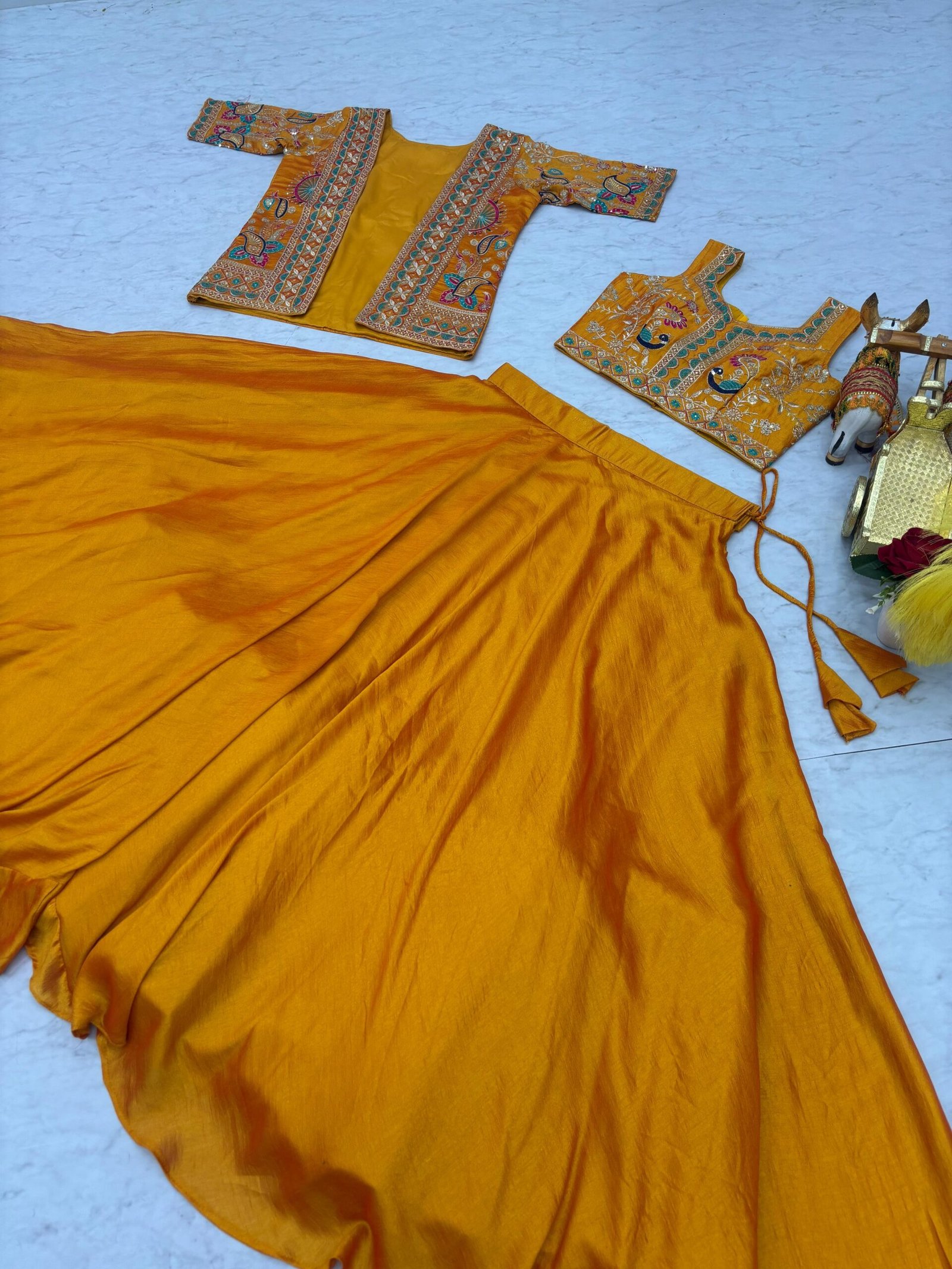 AK Creation is Launching New Festival Lehenga choli & koti - Image 4