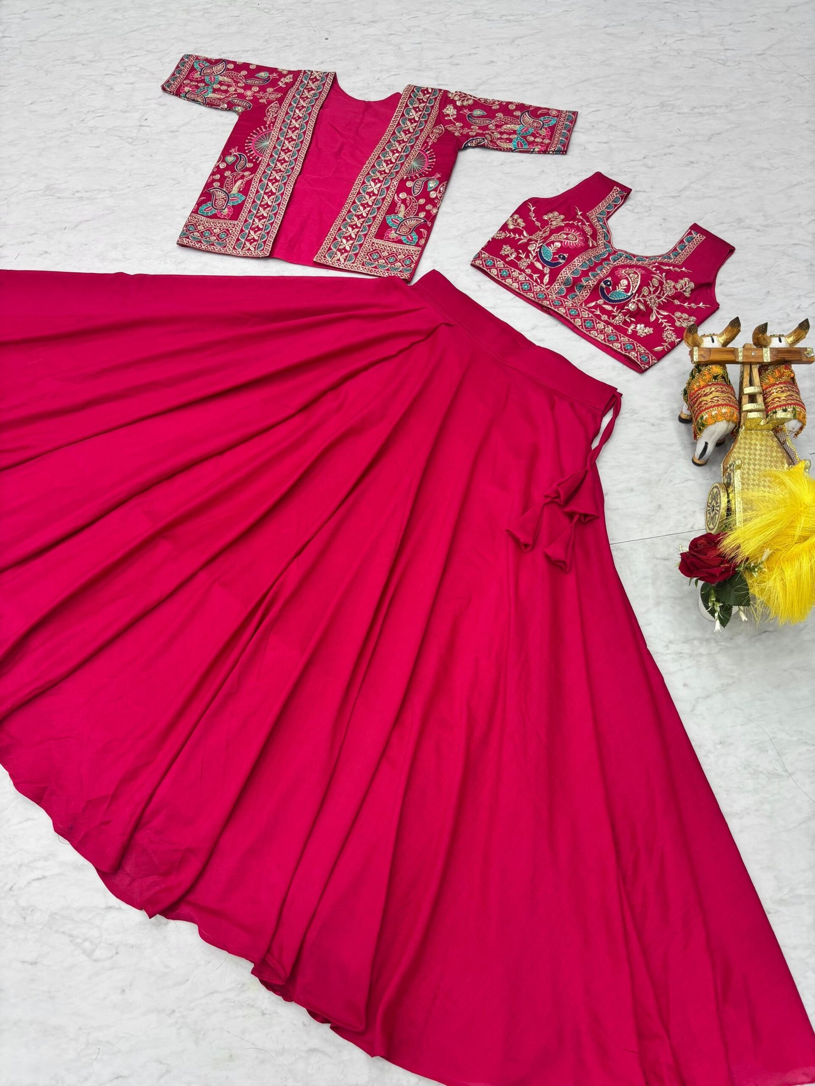AK Creation is Launching New Festival Lehenga choli & koti - Image 9