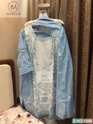 CHIKANKARI COTTON STITCHED (INNER STITCHED) WITH STITCHED COTTON BOTTOM WITH KOTA CHEX EMBROIDERY DUPATTA