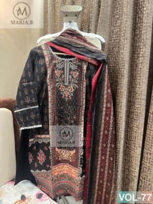 PRINTED COTTON STITCHED WITH STITCHED COTTON BOTTOM AND COTTON DUPATTA