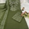 Looking to update your ethnic wardrobe? Check out this stunning Bandhani Suit Set—perfect for daily wear, office, or small gatherings!  PRODUCT DESCRIPTION: