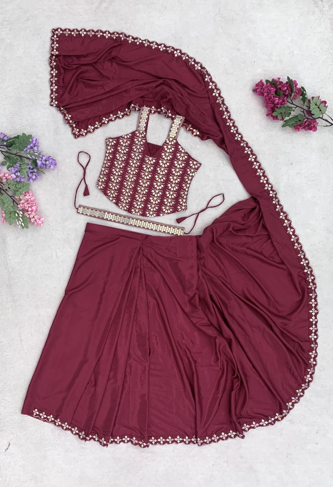 Experience effortless luxury with this premium ready-to-wear saree. Expertly tailored with precise pleats and a refined finish, it delivers a sophisticated look without compromising comfort. - Image 2