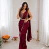 Experience effortless luxury with this premium ready-to-wear saree. Expertly tailored with precise pleats and a refined finish, it delivers a sophisticated look without compromising comfort.