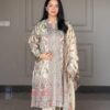 Ready-Made Suit Set in  Premium Soft Berry Silk fabric