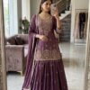 Launching New Design Trending Cinon Silk Silk *Top&Lehenga &dupatta