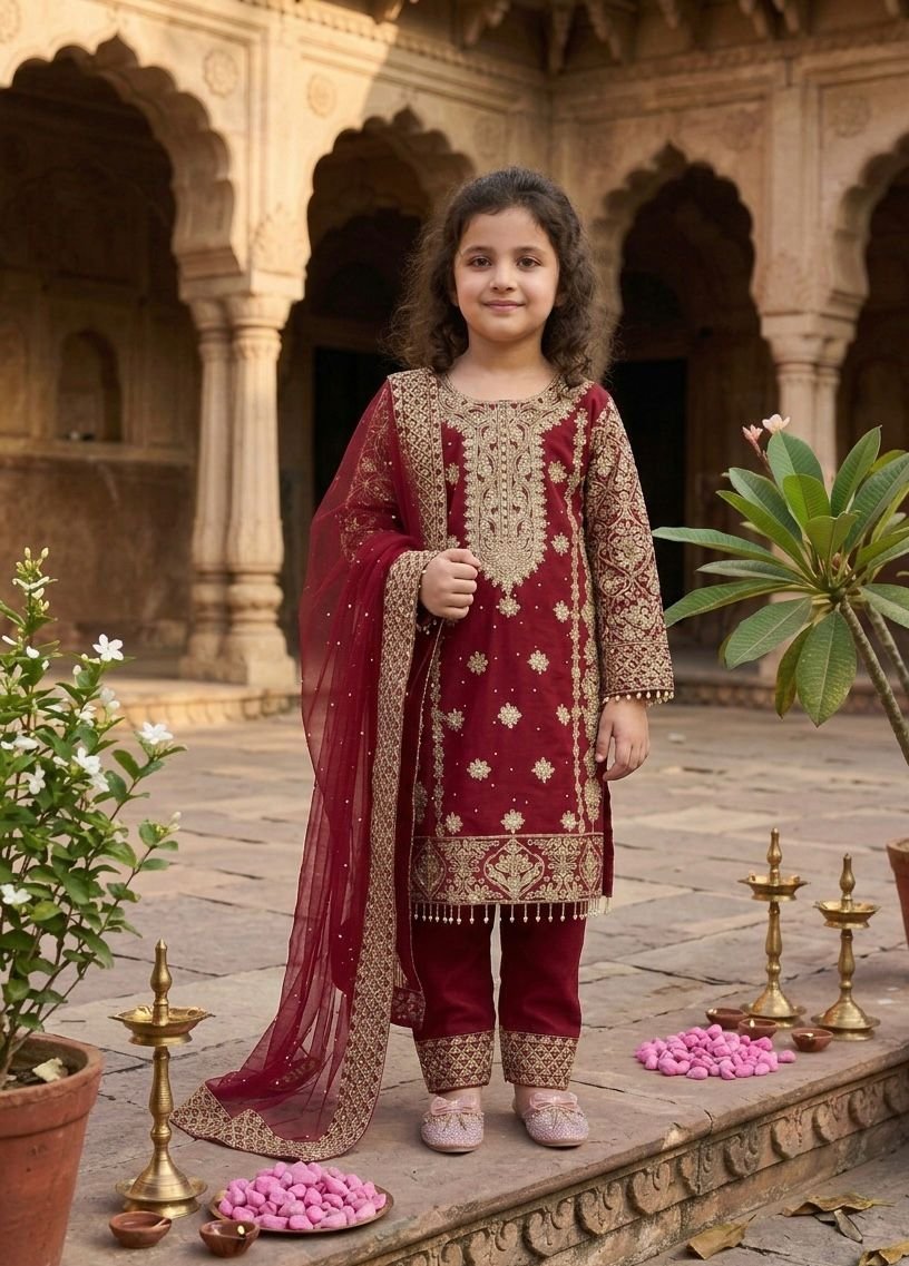 Introducing Our Latest Designer Ensemble in Premium Faux Georgette