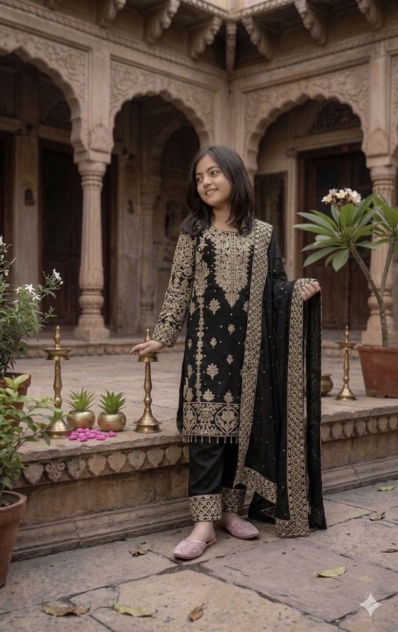Introducing Our Latest Designer Ensemble in Premium Faux Georgette - Image 3