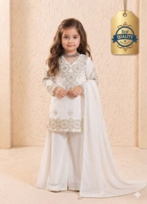 EXCLUSIVE AND TRENDY FOR WEDDING SEASON OUR SEQUENCE EMBROIDERY WORKED TOP, PALAZZO AND DUPATTA