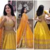 AK Launching 4 meter flared Fox Georgette Sequins Embroidered Work Lehenga, Exceptional Quality with Can-Can and Canvas Layers, A Perfect Fusion of Glamour and Comfort