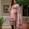 Launching   New 2 Colour Added Đěsigner Pure Banarasi Jequard Wiving Top With Pent & Dupatta Set
