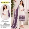 Star Georgette Padding with Heavy Embroidered 3mm Sequence work & Khatli Work