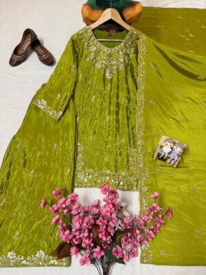Alternative view of ENHANCE THE BEAUTY OF YOUR WARDROBE WITH THIS NEWLY LAUNCHED KURTI & PLAZZO SET