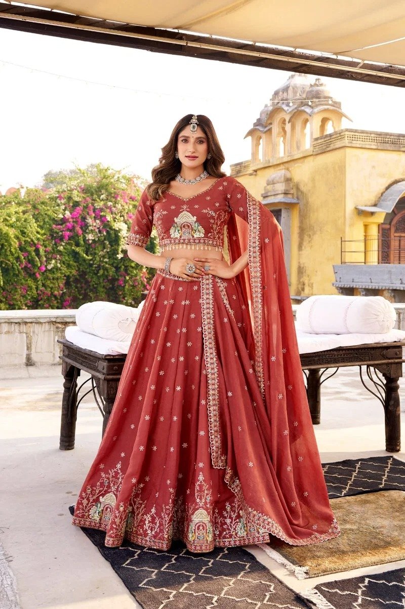 Today We are Launching Exclusivel Heavy Party Lehenga Choli With Designer Wear Collection - Image 2