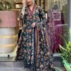 4 COLOUR A LINE PRINTED PREMIUM COTTON BLEND SUIT