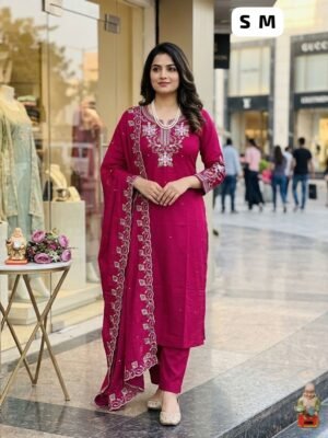 Launching New Designers Kurti Pent Dupatta Set