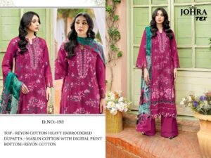 RAYYON COTTON WITH EMBROIDERED