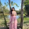 AK-Series New Designer Party Top Sharara & Dupatta Set