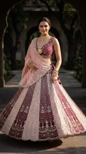 AK Grand Launch – Designer Fox Georgette Lehenga Collection