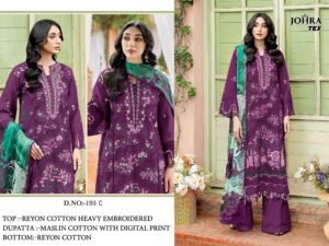 CAMBRIC COTTON WITH CHIKANKRI EMBROIDERY WORK