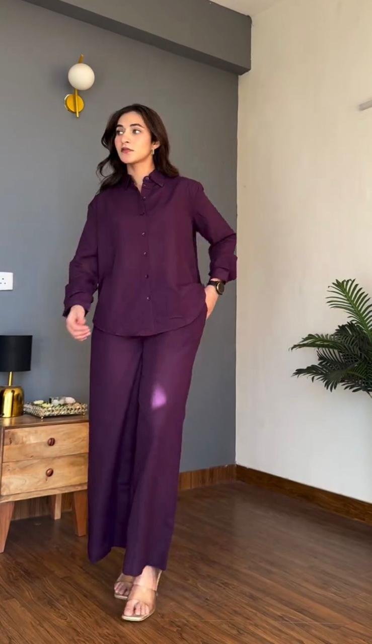 Cotton Febric Coordinate set. It is also perfect for office, brunch outings, cards night and airport look - Image 2