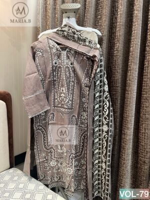 Alternative view of PRINTED COTTON STITCHED WITH STITCHED COTTON BOTTOM AND COTTON DUPATTA