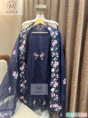 Alternative view of CHIKANKARI COTTON STITCHED (INNER STITCHED) WITH STITCHED COTTON BOTTOM WITH KOTA CHEX EMBROIDERY DUPATTA