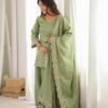 This colourfull  & fresh look outfit is perfect for upcoming festivities and weddings which provides you more comfort and style