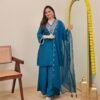 Featuring Beautiful Sharara Sets in stunning shades, adorned with exquisite real mirror hand embroidery and a graceful flare.